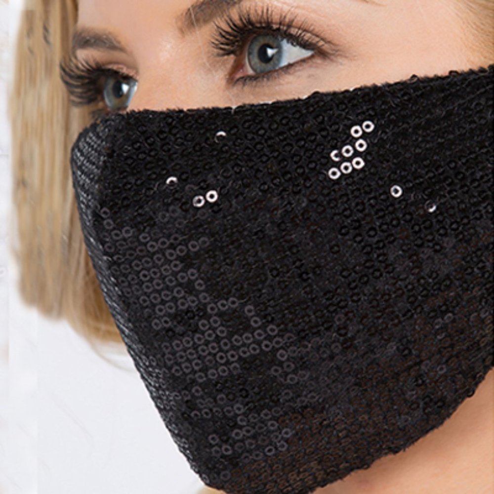Sequin Face Mask